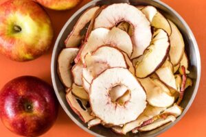 Solar Dehydrated Apple Slices